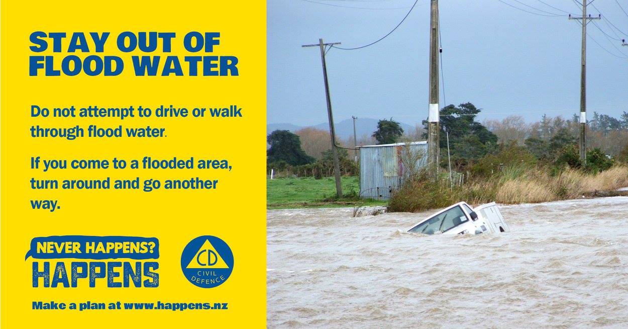 Dont drive in flood water