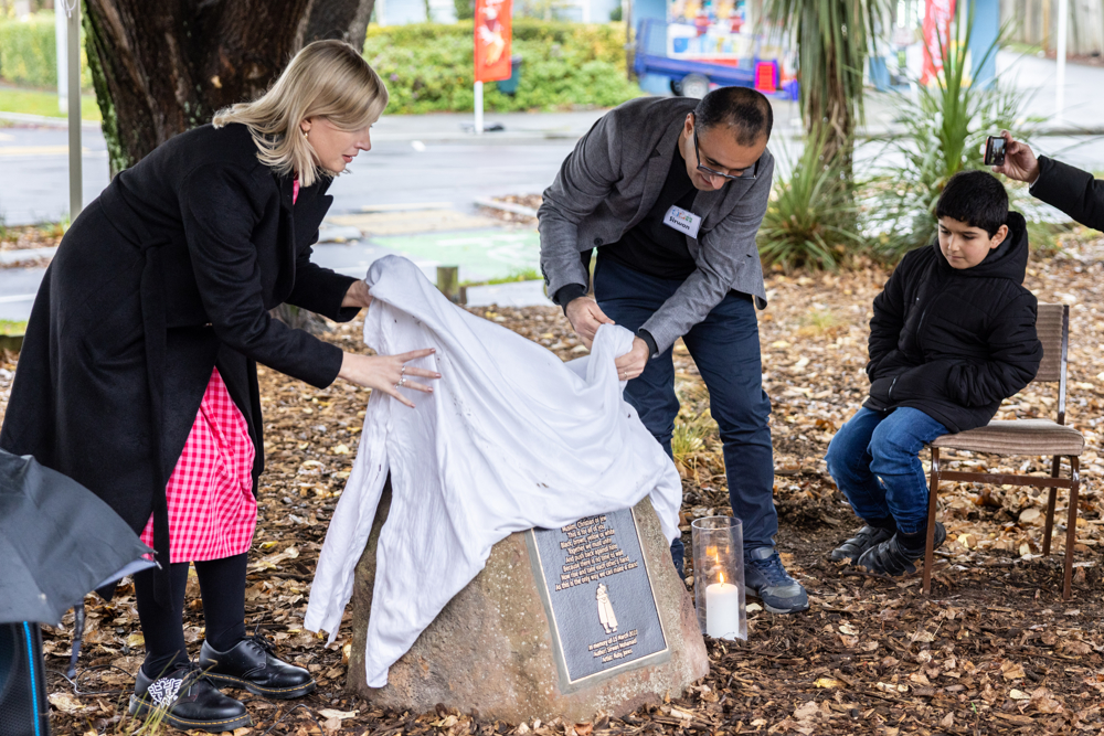 Peace Rock Unveiling