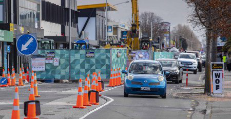 riccarton roadworks Sept2019