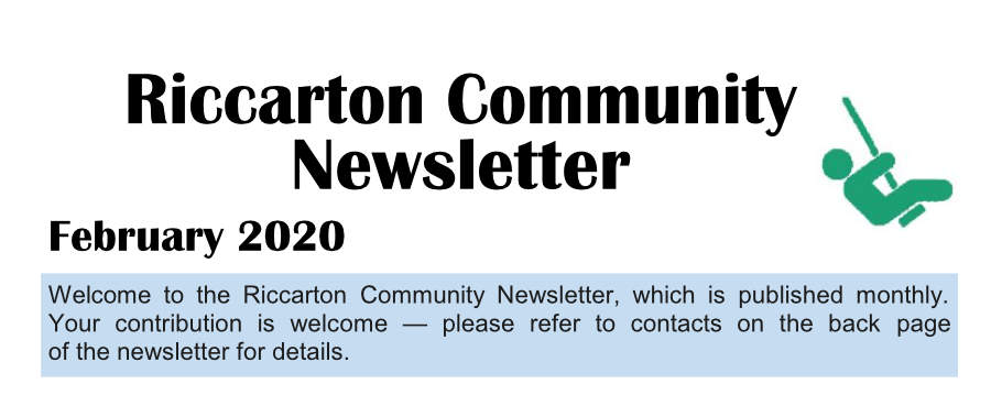 RC Newsletter Feb2020 masthead