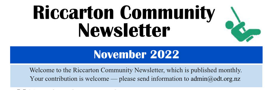 RC Newsletter Nov 2022 masthead