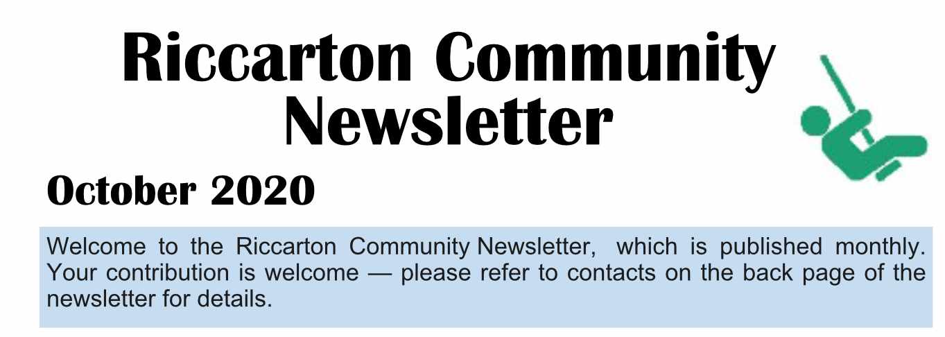 RC Newsletter Oct 2020 masthead